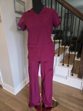 Set Natural Uniform burgundy size XS